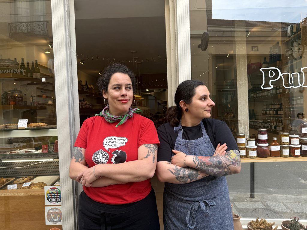 Isabella et Morgane devant Pulpa