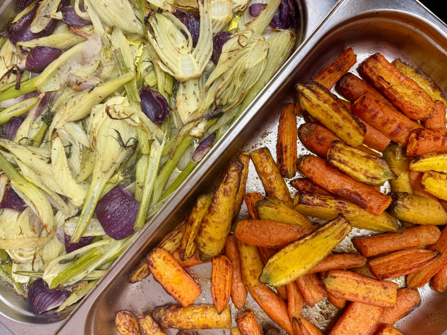 légumes rôtis au four