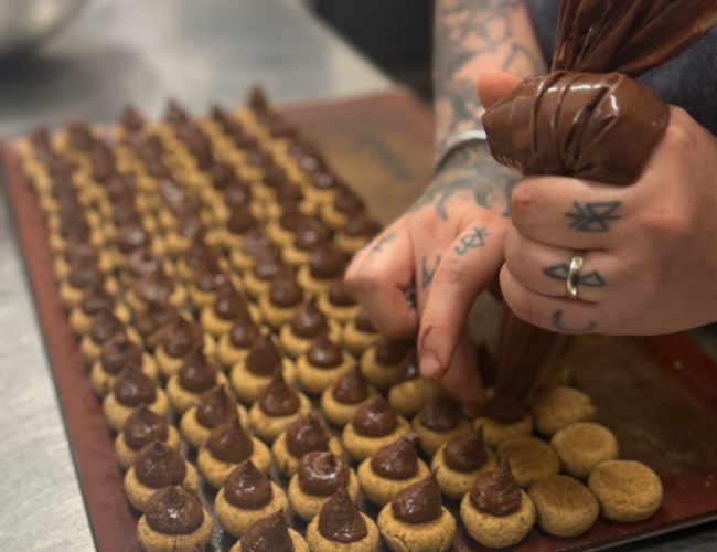 Mini bouchées traiteur sucrées
